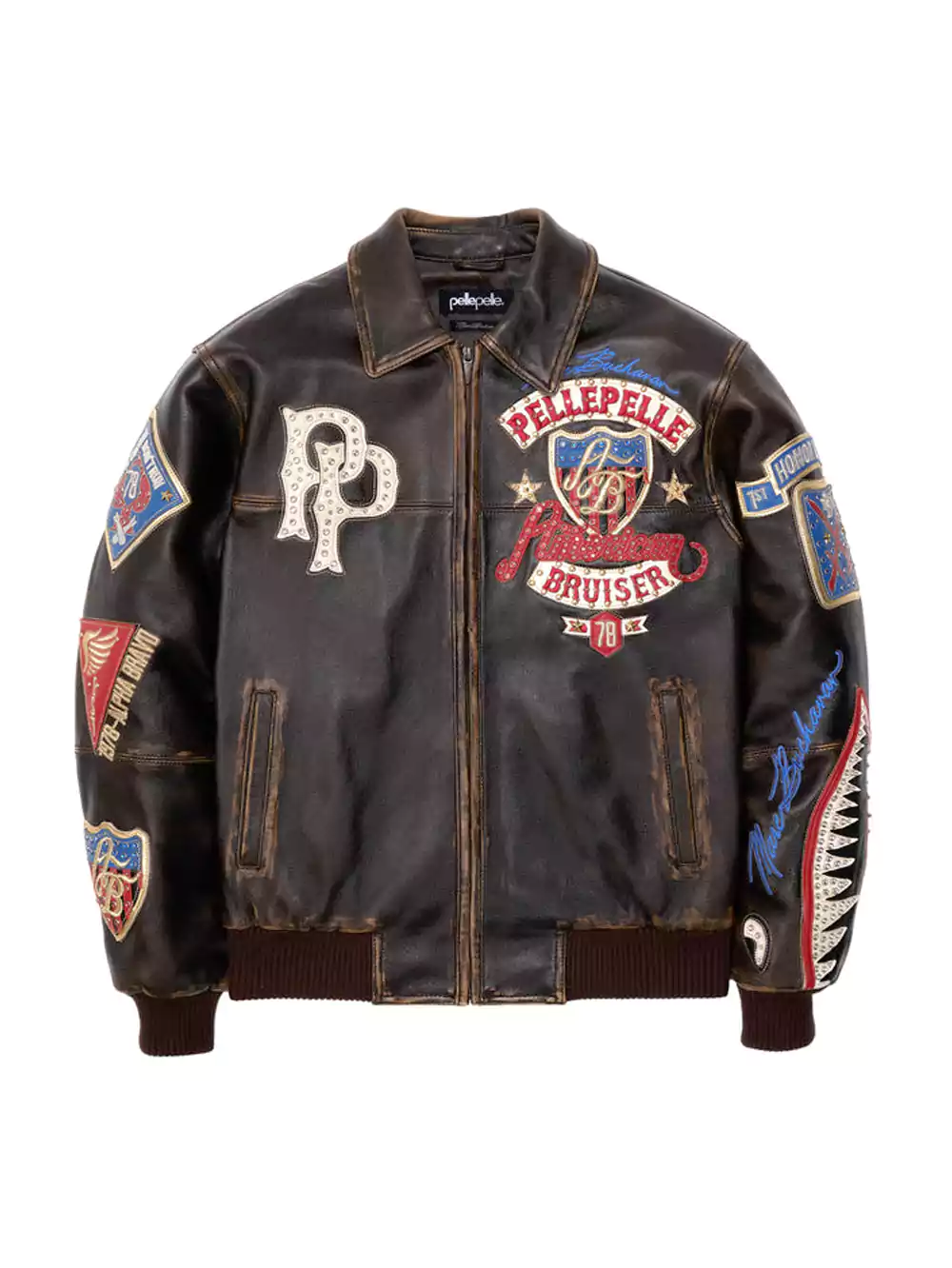 American-Bruiser-Pelle-Pelle-Rub-Buff-Jacket.webp