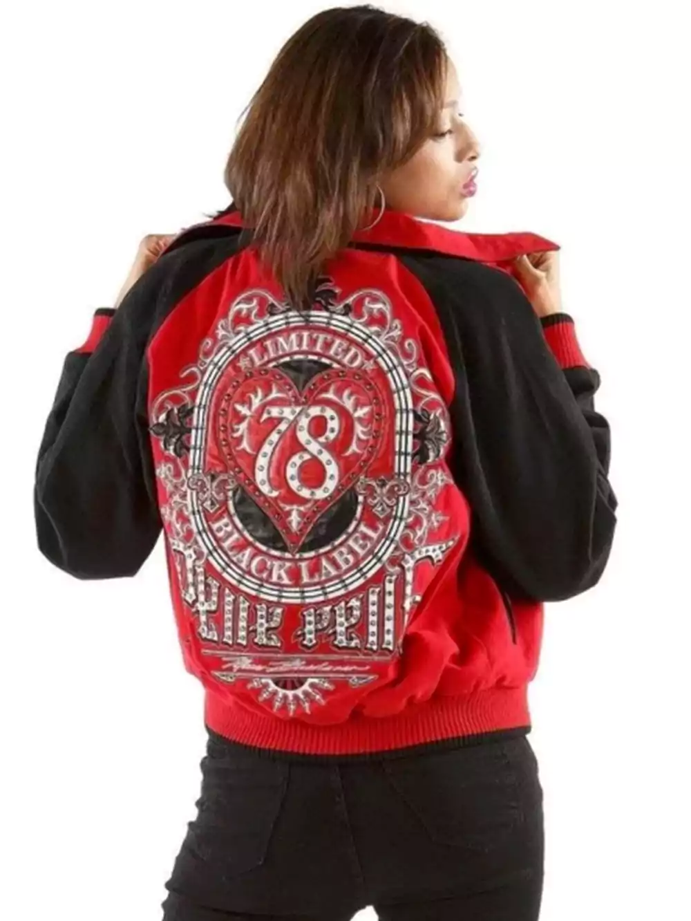 Black-Label-Pelle-Pelle-MB-Women-Red-Wool-Jacket.webp