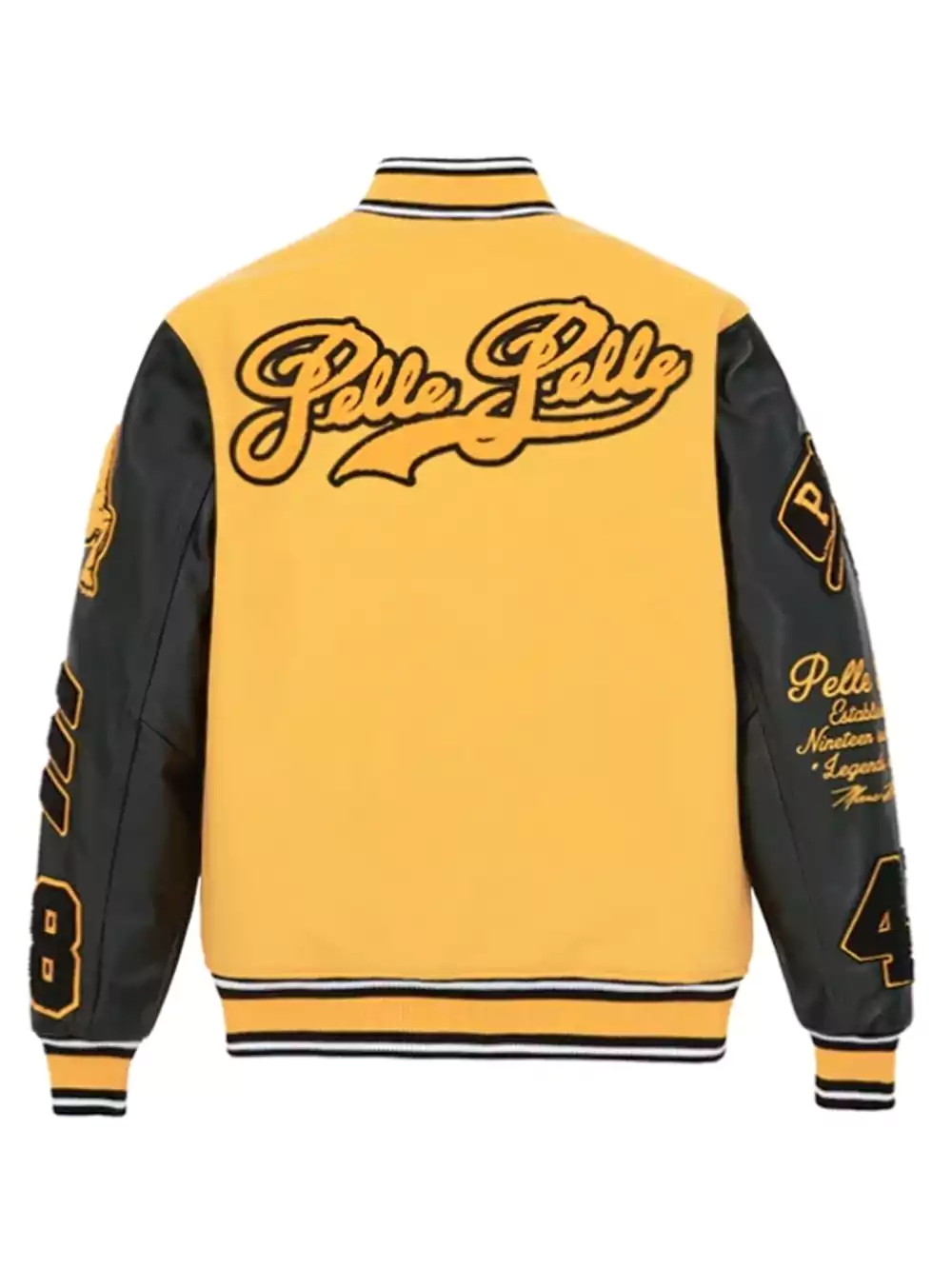 Pelle-Pelle-Black-And-Yellow-Letterman-Leather-Wool-Jacket1.webp