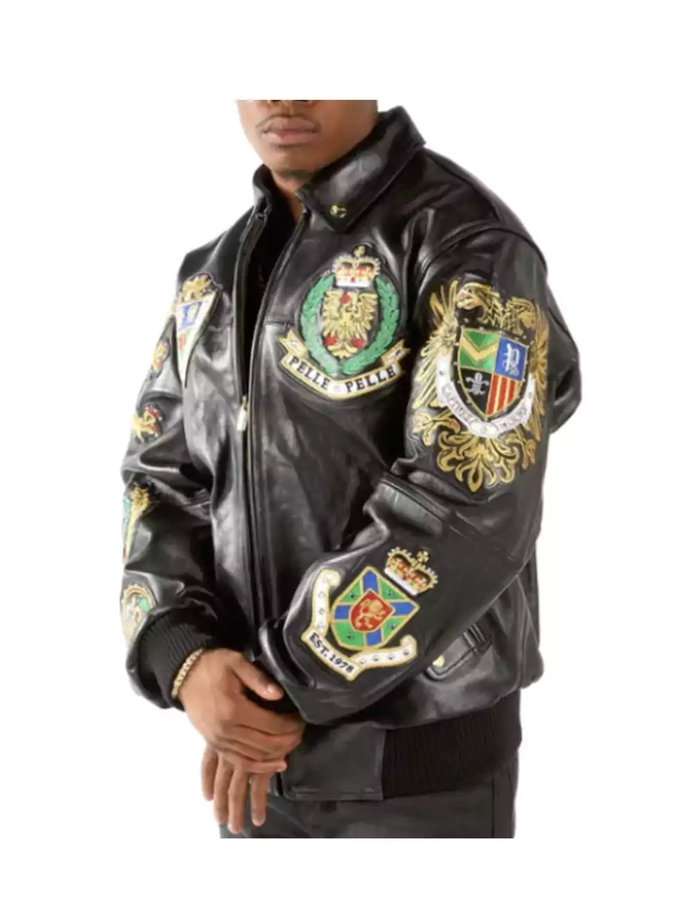 Pelle-Pelle-Patched-Black-Mens-Leather-Jacket1.webp
