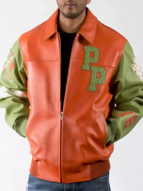 Pelle-Pelle-Renegades-Orange-Green-Men-Leather-Jacket1.webp