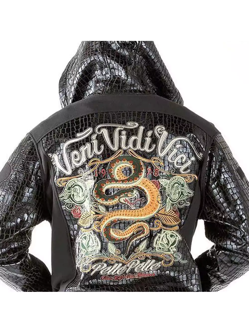 Pelle-Pelle-Veni-Vidi-Vici-Fur-Hood-Crocodile-Leather-Jacket.webp