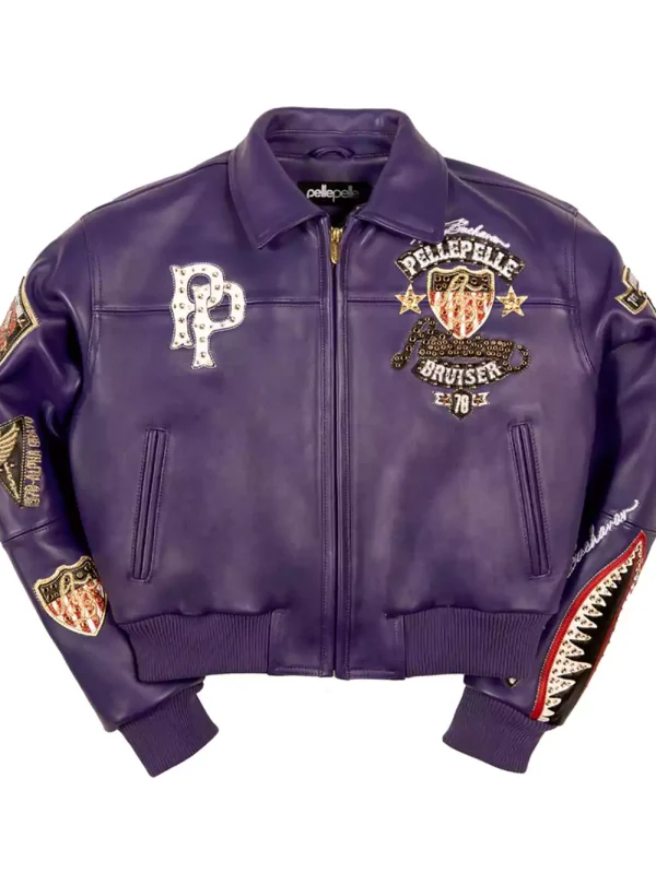 American-Bruiser-Pelle-Pelle-Crop-Purple-Womens-Leather-Jacket.webp