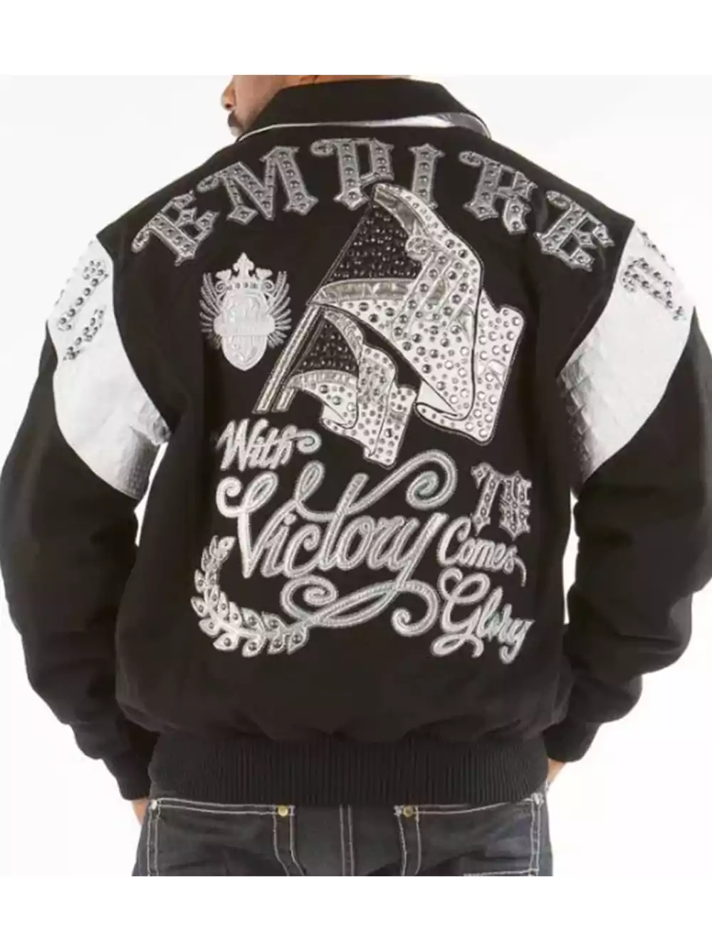 Empire Pelle Pelle Men Black Wool Jacket - Image 2