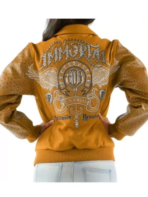 Pelle-Pelle-Immortal-MB-Women-Mustard-Leather-Wool-Jacket.webp