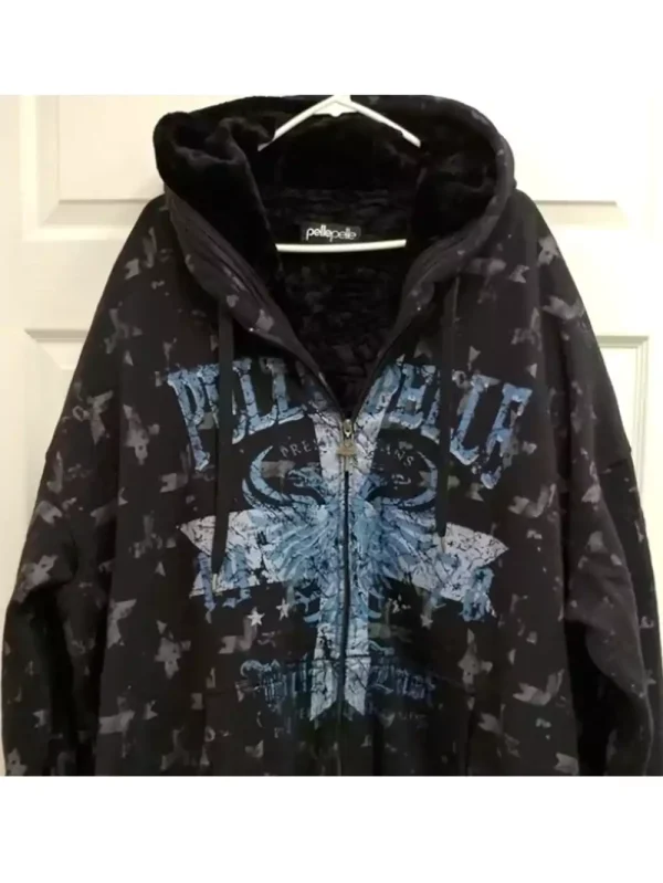 Pelle-Pelle-Printed-Men-Black-Wool-Hood-Jacket.webp