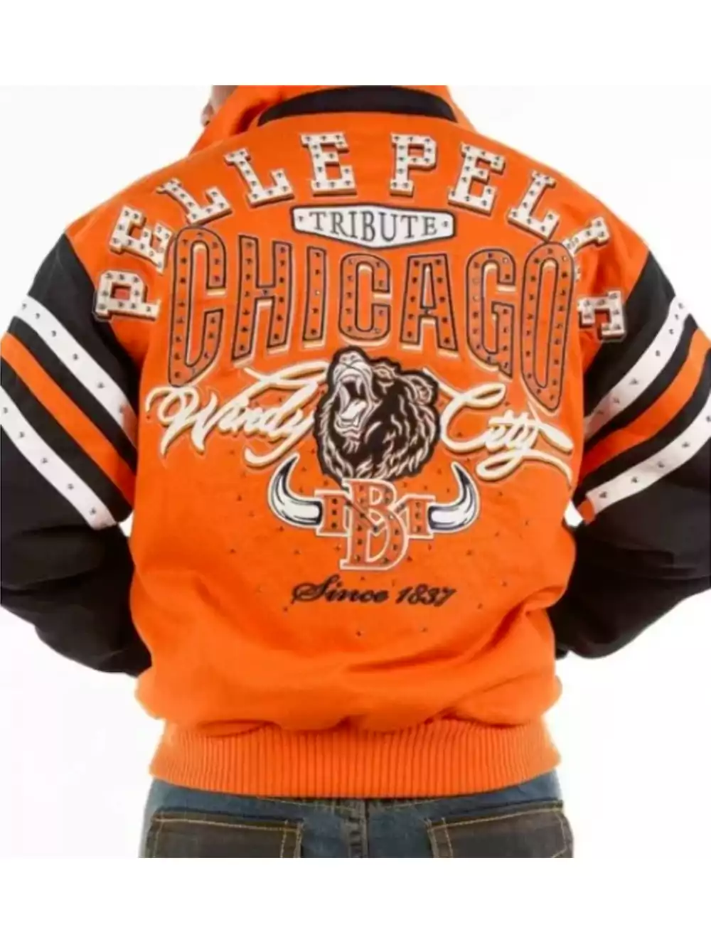 Pelle Pelle Tribute Chicago MB Orange Wool Jacket