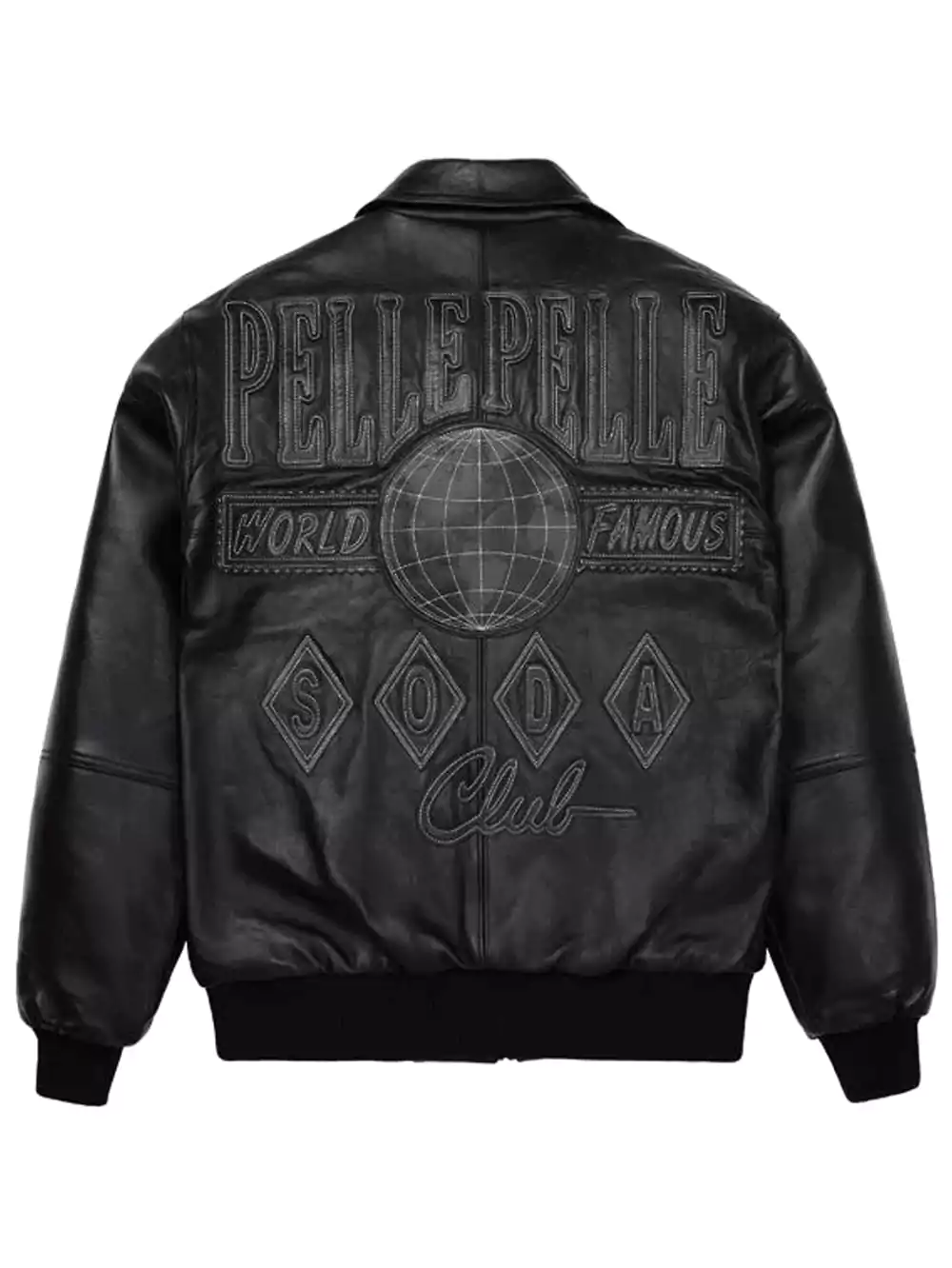 Soda Club Pelle Pelle Famous Plush Black Jacket