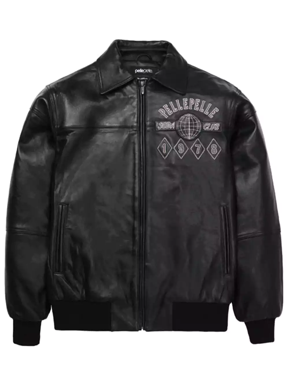 Soda Club Pelle Pelle Famous Plush Black Jacket - Image 2