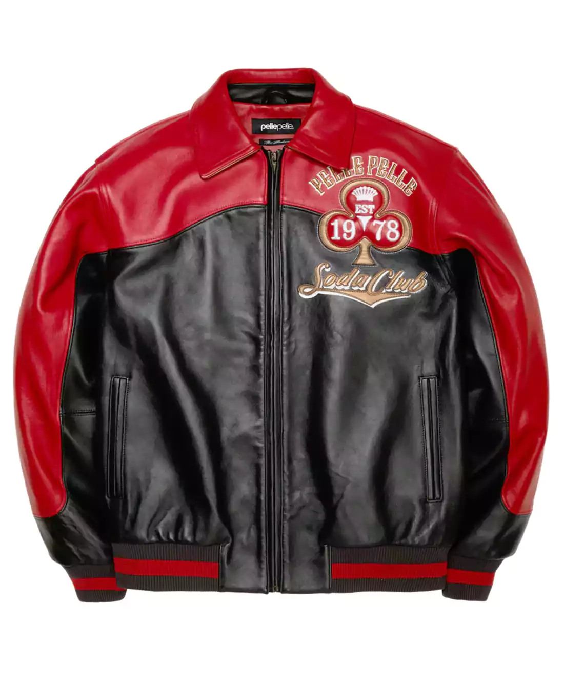 Soda-Club-Pelle-Pelle-Winner-Takes-All-Red-And-Black-Leather-Jacket.webp