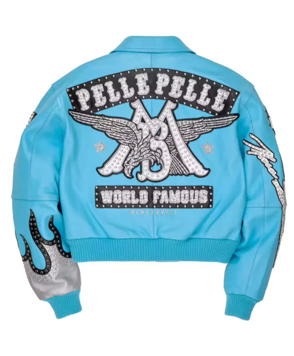 World-Famous-Pelle-Pelle-Womens-Teal-Leather-Jacket2.webp