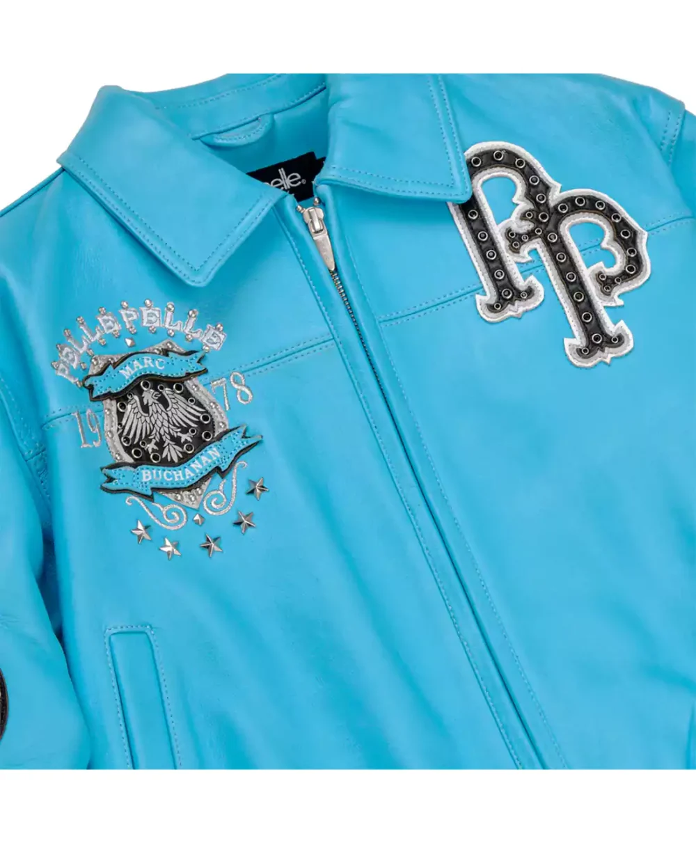 World-Famous-Pelle-Pelle-Womens-Teal-Leather-Jacket4.webp